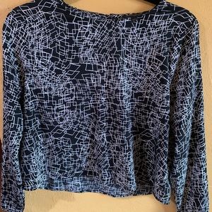 Banana republic crop blouse